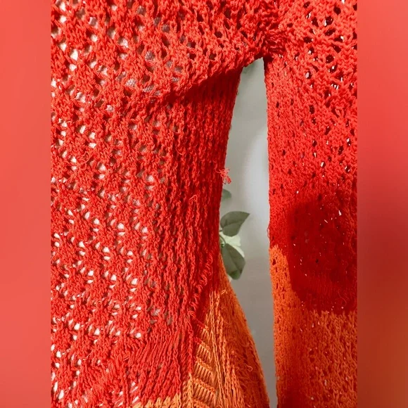 Ronny Kobo Two Tone Knit Maxi Dress - Picture 12 of 16